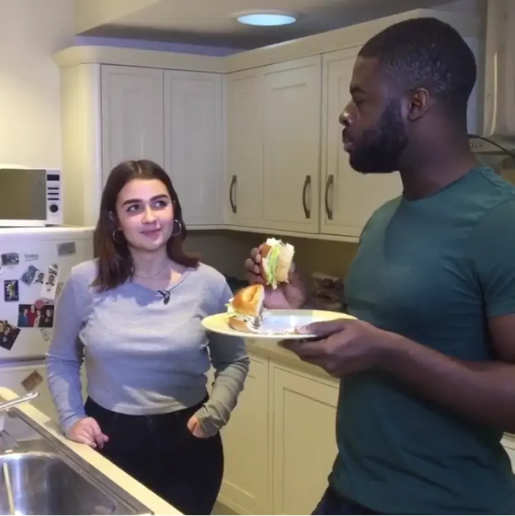 Bug burger on the BBC