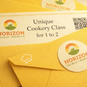Edible insect cooking gift voucher for two people