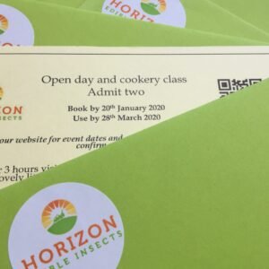 Horizon Edible Insects unique experience gift voucher for quirky culinary experiences.