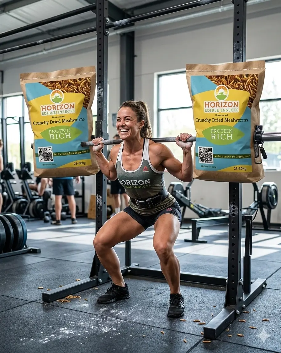Sustainable insect protein for athletes